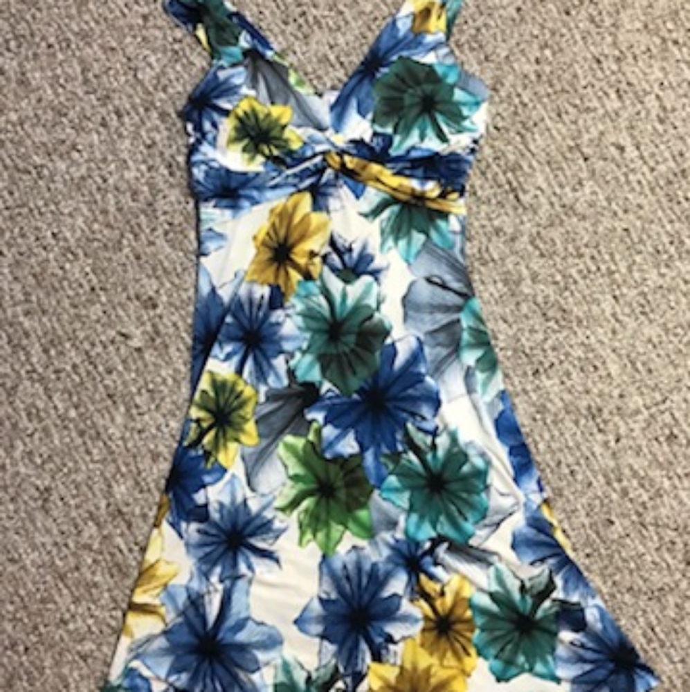 Purple Rain floral dress